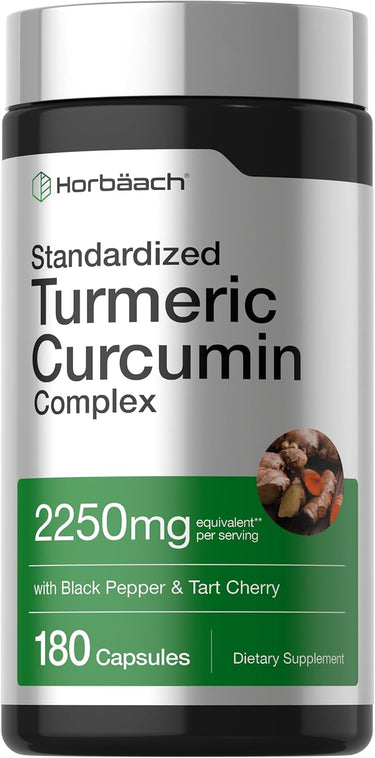 View 1 Turmeric Curcumin with Black Pepper | 180 Capsules