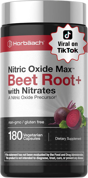 View 1 Nitric Oxide Max with Beet Root | 180 Capsules