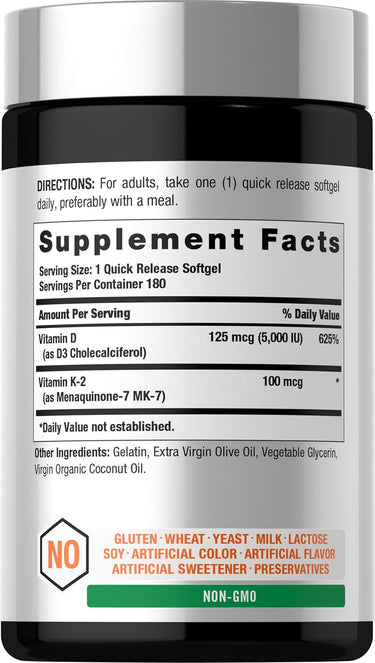 View 2 Vitamin K-2 Complex | 180 Softgels