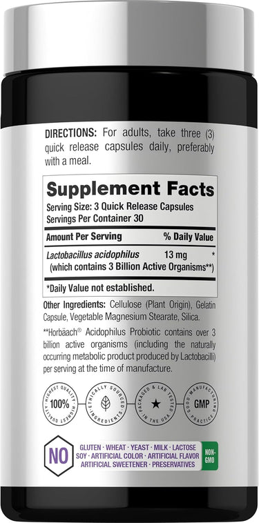 View 2 Probiotique 3 milliards d'UFC par portion | 90 Capsules