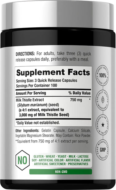View 2 Milk Thistle Extract | 300 Capsules
