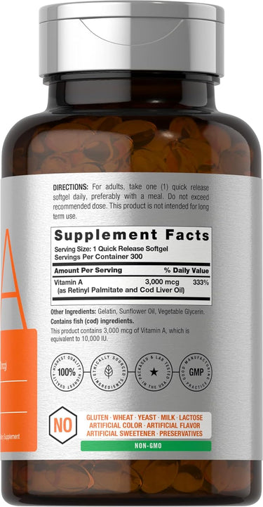 Supplement bottle with label showing 'Supplement Facts' and various certification logos on a white background.