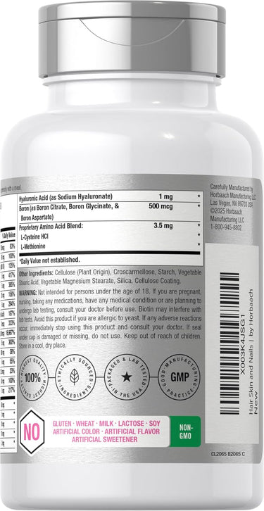 View 3 Complesso Capelli, Pelle e Unghie | 150 Compresse