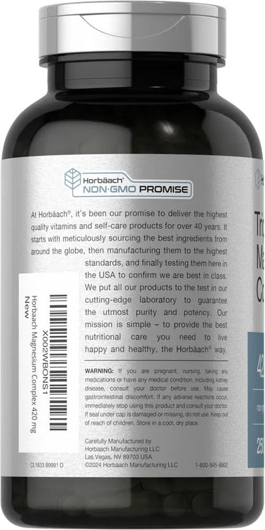 Nutritional supplement bottle with label on a white background