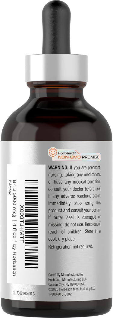 View 3 Vitamina B-12 5000mcg | 4oz