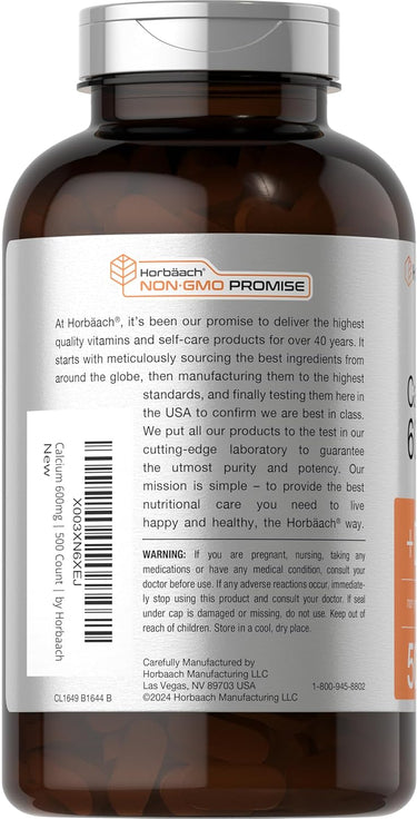 View 3 Calcio con Vitamina D-3 600 mg | 500 Compresse