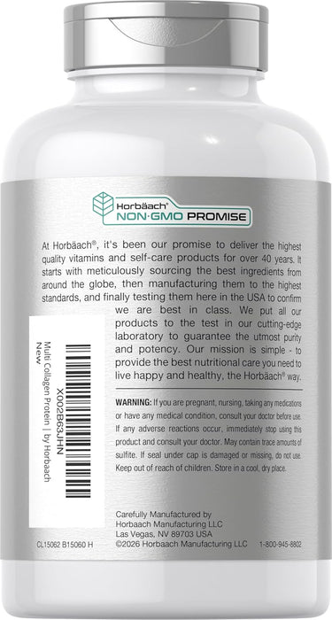View 3 Proteína de Colágeno Múltiple 2000 mg por porción | 180 Cápsulas