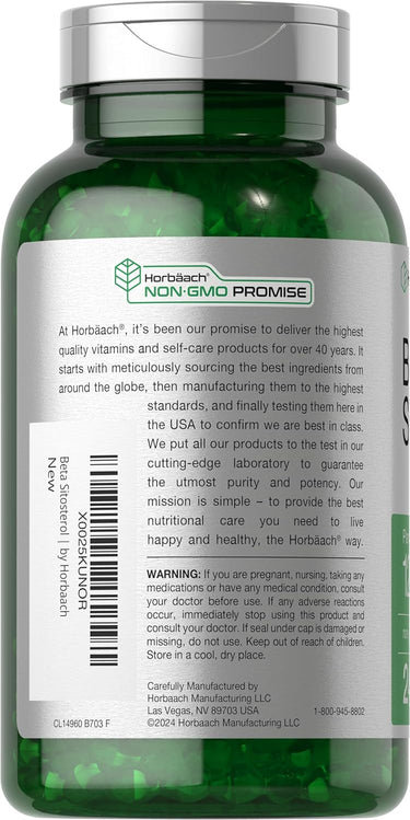 Beta Sitosterol 1200mg per serving | 240 Softgel