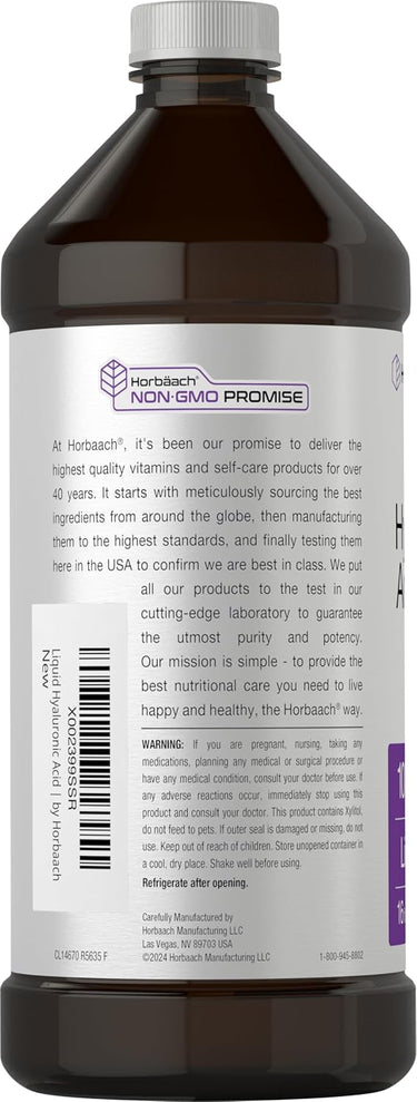 Acide Hyaluronique 100mg | 16oz Liquide