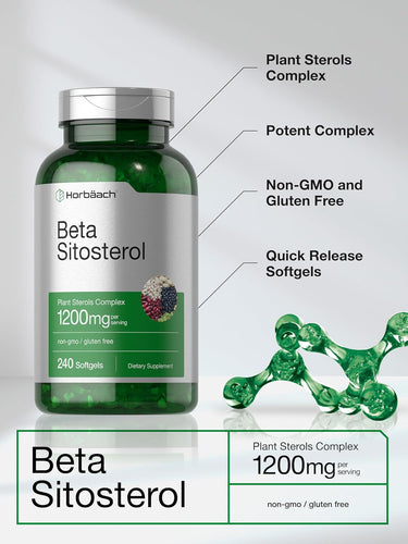 Beta Sitosterol 1200mg per serving | 240 Softgel