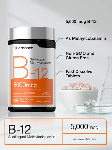 View 4 Vitamin B-12 5000 mcg | 120 Tabletten