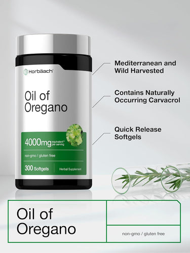 View 4 Óleo de Orégano | 300 Cápsulas