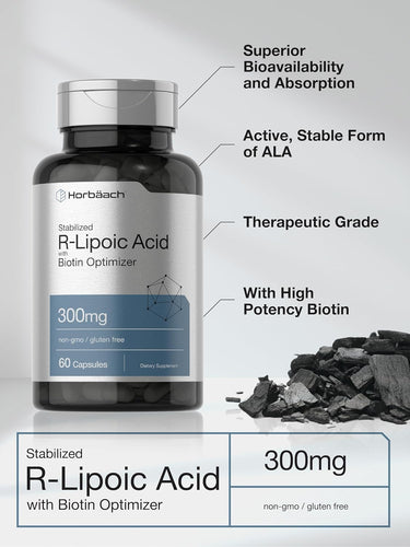 View 4 R-Lipoic Acid 300mg Stabilized | 60 Capsules