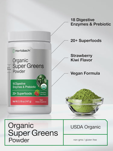 View 4 Organic Greens Powder | 5.18 oz