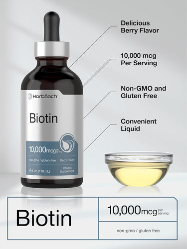 View 4 Biotin Tropfen 10000mcg | 4oz Flüssigkeit