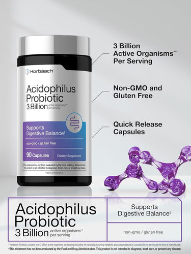 View 4 Probiotique 3 milliards d'UFC par portion | 90 Capsules