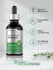 Bottle of Horbach Super Concentrated Eyebright Liquid Extract with product features listed on a gray background.