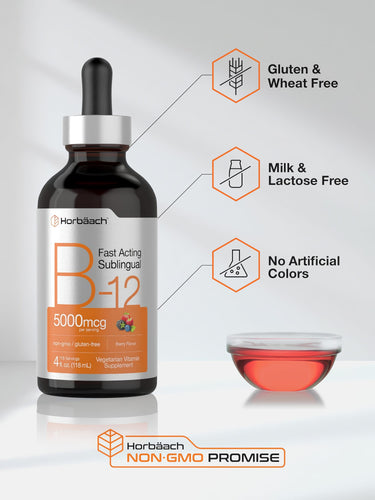 View 5 Vitamina B-12 5000mcg | 4oz