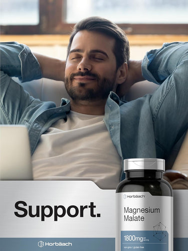 View 6 Magnesium Malate 1800mg per serving | 250 Caplets