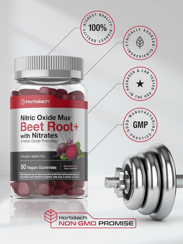 Oxyde Nitrique avec Racine de Betterave | 60 Gummies