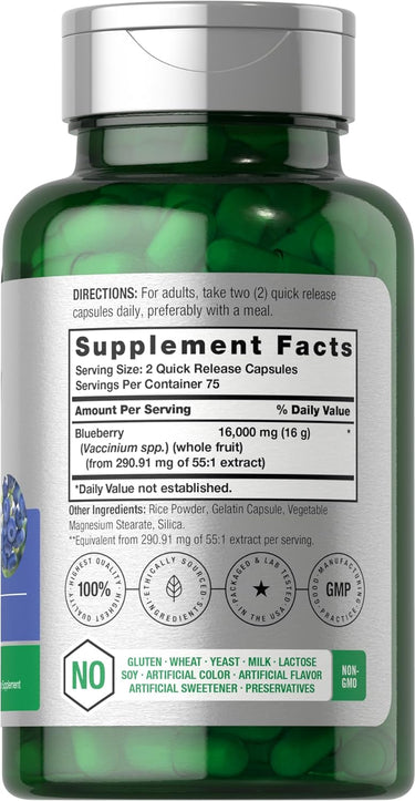 View 6 Blueberry Extract | 150 Capsules