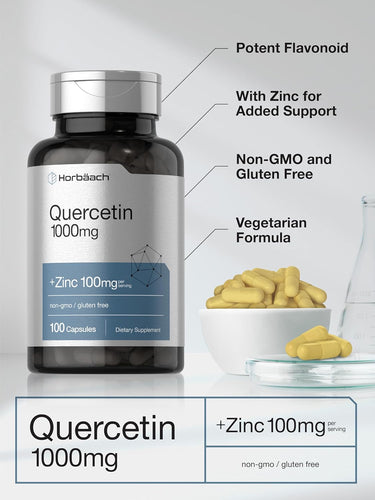 Quercetin 1000mg per serving | 100 Capsules