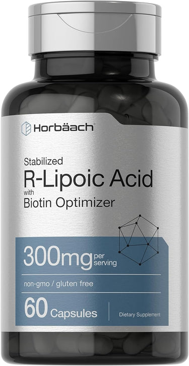 Ácido R-Lipoico 300mg Estabilizado | 60 Cápsulas