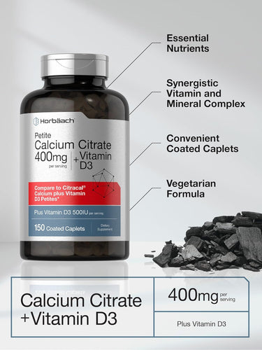 Citrato de Cálcio com Vitamina D-3 | 150 Comprimidos