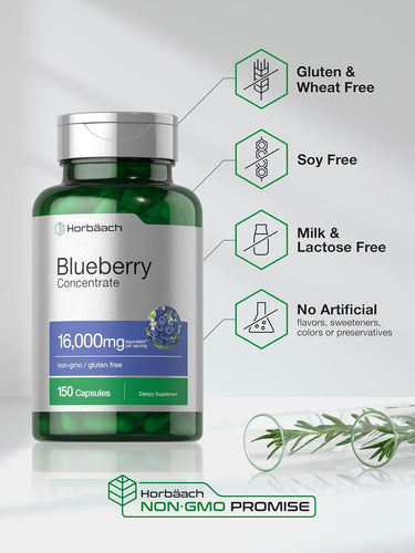 View 12 Blueberry Extract 8000mg per serving | 150 Capsules