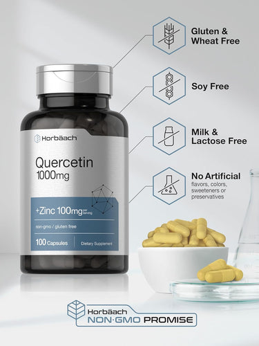 Quercetin 1000mg per serving | 100 Capsules