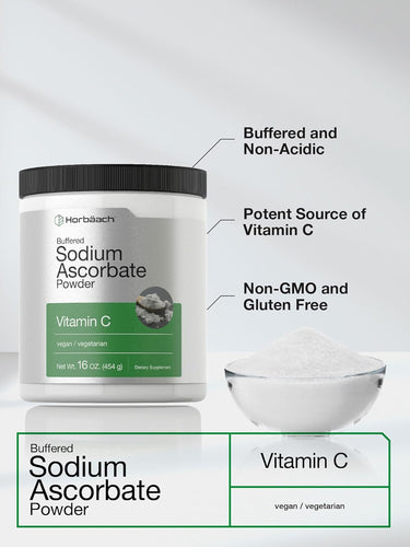 Vitamine C Ascorbate de Sodium | Poudre 16oz