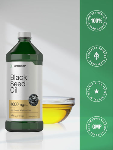 View 7 Schwarzkümmelöl 4600 mg pro Portion | 16oz Flüssigkeit