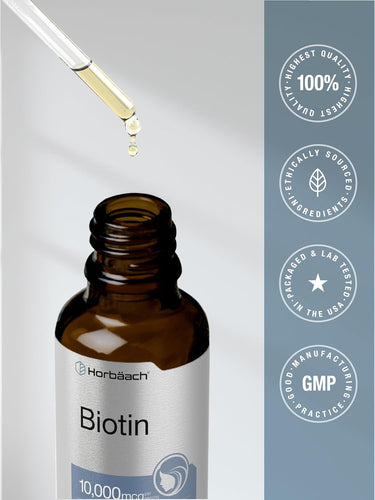 View 7 Biotin Tropfen 10000mcg | 4oz Flüssigkeit