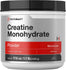A container of Horbaach Creatine Monohydrate Powder, 1.1 lb size, with red and white label indicating non-GMO and gluten-free.