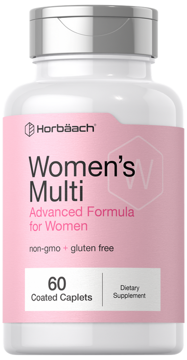 Horbaach Women's Multi supplement bottle on a white background