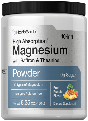 View 1 Magnesium with Saffron & Theanine | Fruit Punch Flavor