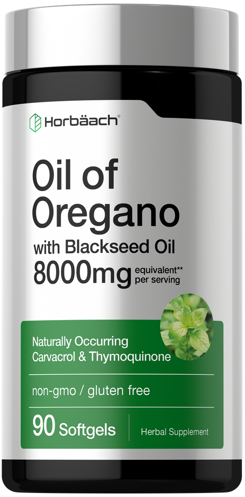 Oil of Oregano with Blackseed Oil Softgels