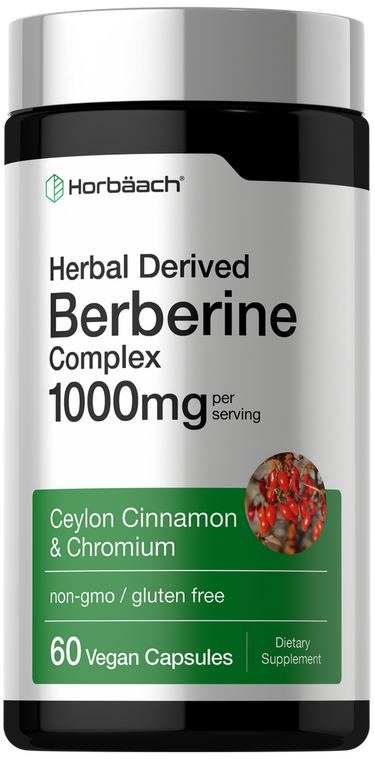 View 1 Berberine Complex Supplement | 60 Vegan Capsules