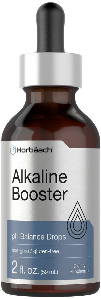 View 1 Bottle of Hortabach Alkaline Booster pH Balance Drops on a white background