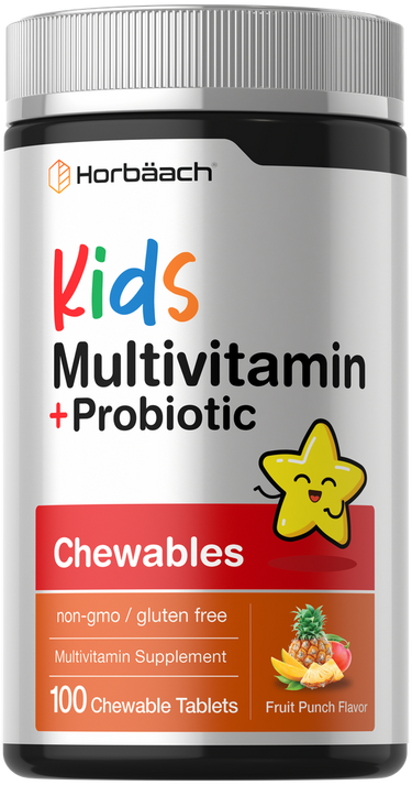 View 1 Kids Multivitamin with Probiotics | 100 Tablets