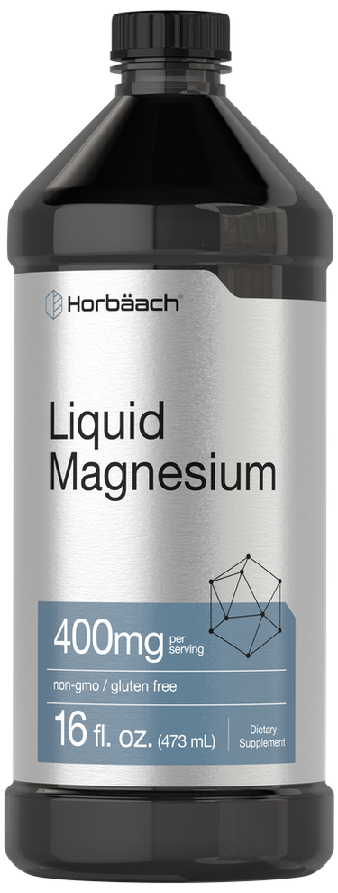 View 1 Horbaach Liquid Magnesium supplement bottle with label