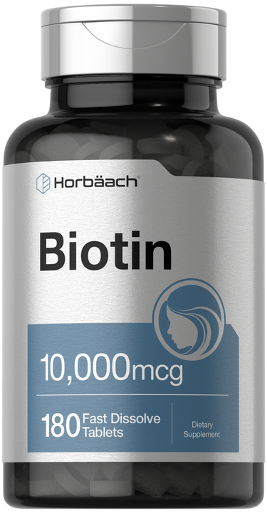 Biotina 10000 mcg | 180 Tabletas