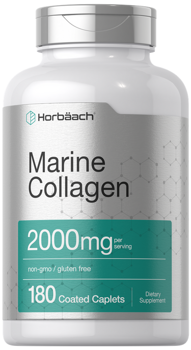 View 1 Horbaach Marine Collagen supplement bottle on a white background