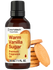 Bottle of Horbaach Warm Vanilla Sugar fragrance oil with cookies on a white background