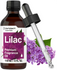 Horbaach Lilac Premium Fragrance Oil bottle with dropper and lilac flowers on a white background