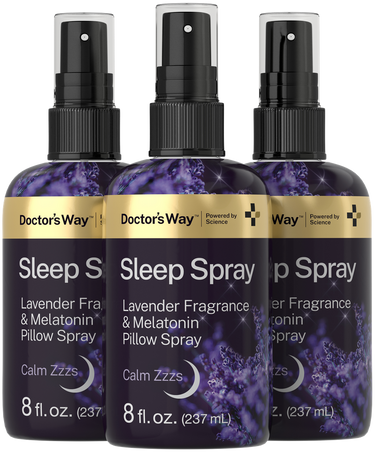 View 1 Three bottles of Doctor's Way Sleep Spray on a white background