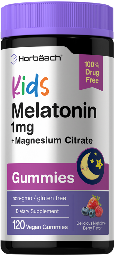 View 1 Mélatonine & Magnésium pour Enfants | 120 Gommes