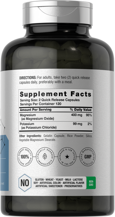 View 2 Potassium Magnesium | 240 Capsules