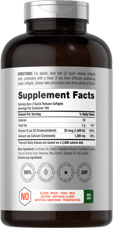 View 2 Calcium 1200 mg with Vitamin D3