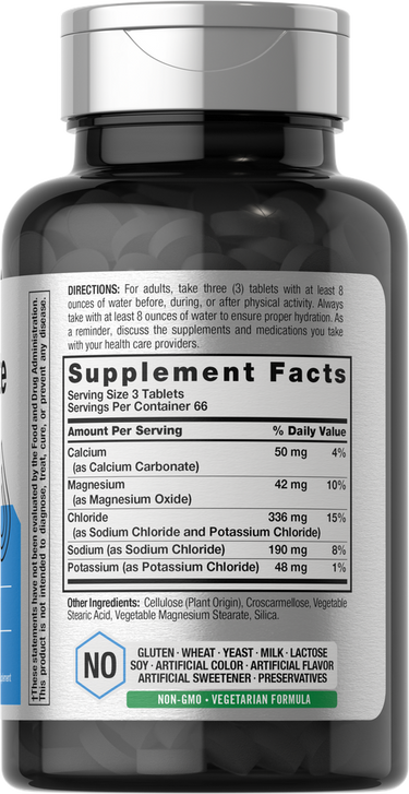 View 2 Supplement bottle with label showing nutritional details and ingredients.